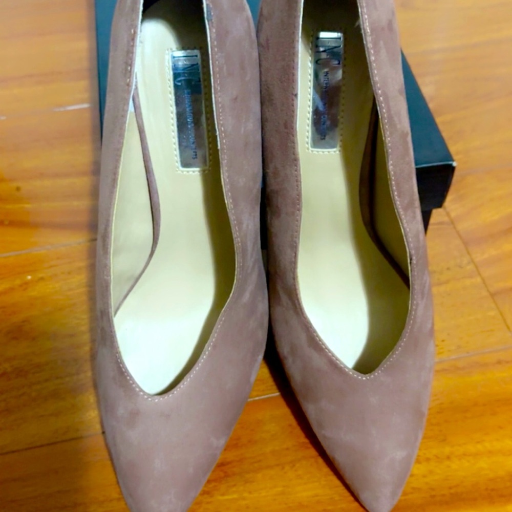 BLUSH•Mauve• International Concepts•Pointy Heels •INC• 10M